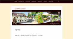 Desktop Screenshot of gasthoflausen.de