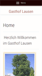 Mobile Screenshot of gasthoflausen.de