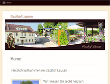 Tablet Screenshot of gasthoflausen.de